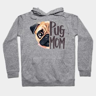 Pug Mom Cute Canine Lover Funny Adorable Dog Lover Hoodie